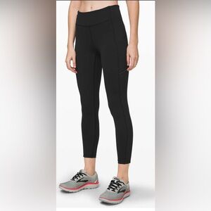 Lululemon Speed Up Tight 25", black, size 6